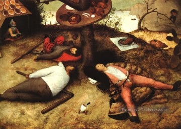  Bruegel Art - Le pays de Cockayne flamand Renaissance paysan Pieter Bruegel l’Ancien
